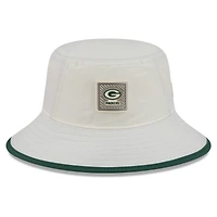 Men's New Era  Cream Green Bay Packers 2026 NFL Training Camp Sport Bucket Hat