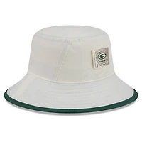 Men's New Era  Cream Green Bay Packers 2026 NFL Training Camp Sport Bucket Hat
