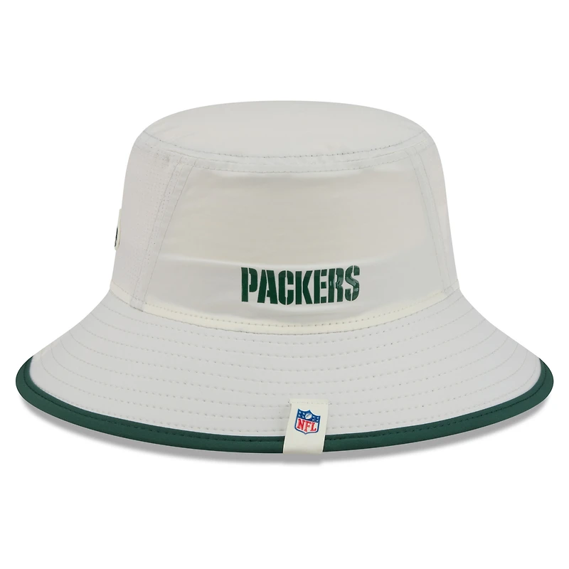 Bob de sport New Era crème Green Bay Packers 2026 NFL Training Camp pour homme
