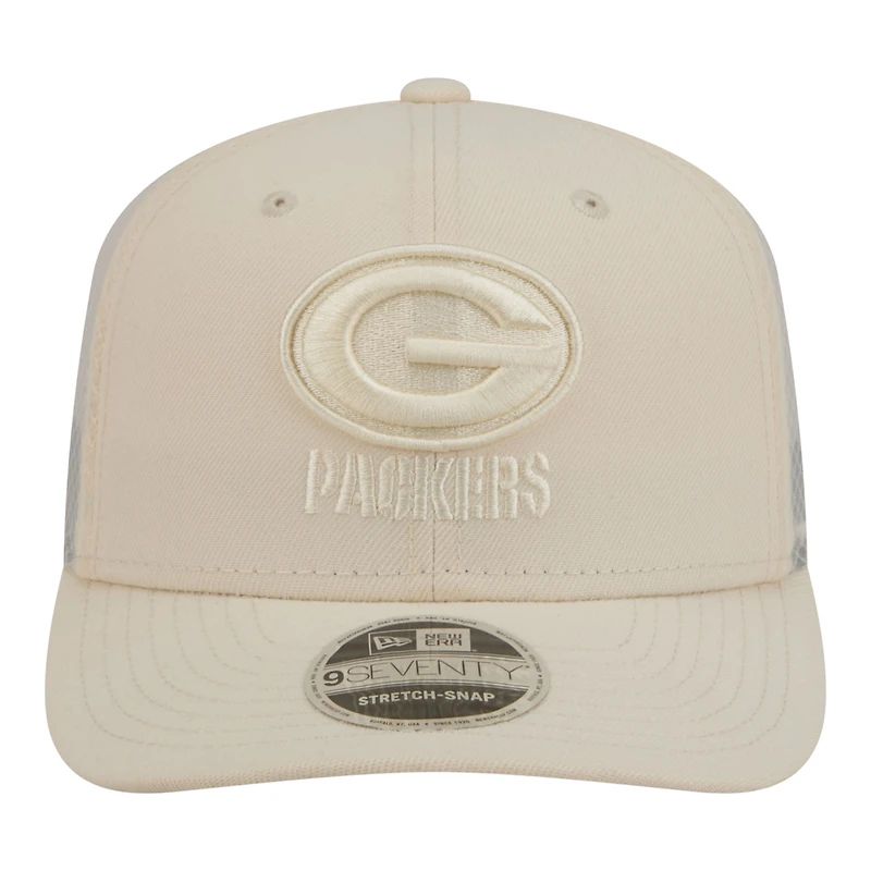 Casquette ajustable New Era crème Green Bay Packers 9SEVENTY pour homme