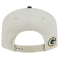 Men's New Era Cream Green Bay Packers Script 19TWENTY Adjustable Hat