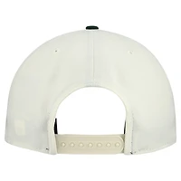 Men's New Era  Cream Green Bay Packers Upside Down 9FIFTY A-Frame Snapback Hat