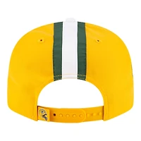 Men's New Era Gold Green Bay Packers  Helmet 9FIFTY Snapback Hat