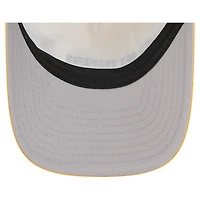 Casquette ajustable New Era Gold Green Bay Packers Linear A-Frame 9FORTY pour homme