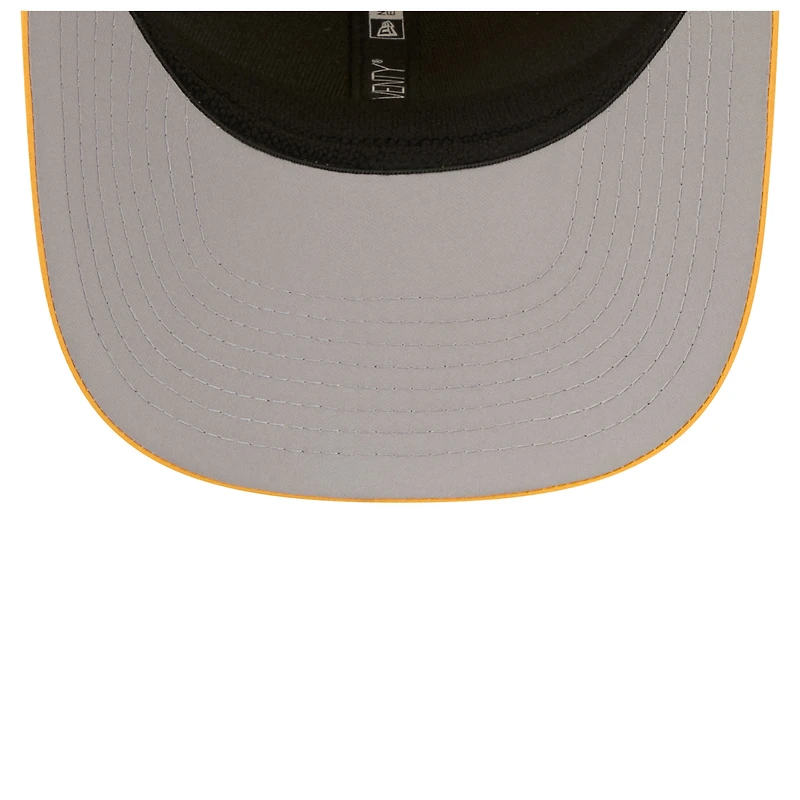 Men's New Era Gold Green Bay Packers Micro Badge 9SEVENTY Adjustable Hat