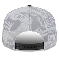 Casquette Snapback 9FIFTY New Era pour hommes, gris/noir, Green Bay Packers Inspire Change