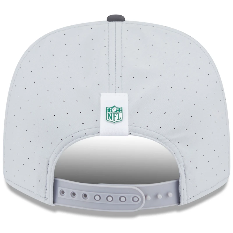 Men's New Era  Gray/Graphite Green Bay Packers 2025 NFL Training Camp 9SEVENTY Adjustable Hat