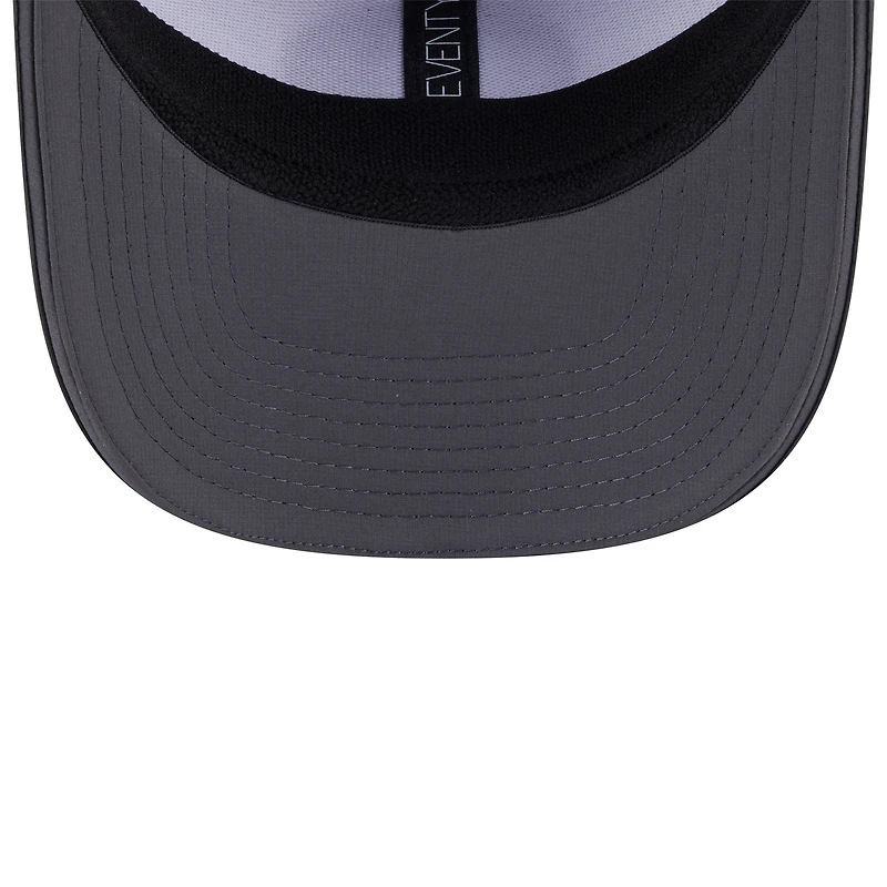 Men's New Era Gray/Graphite Green Bay Packers 2025 NFL Training Camp 9SEVENTY Adjustable Hat