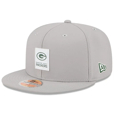 Casquette ajustée 59FIFTY Sideline 2025 des Green Bay Packers de New Era pour homme, grise