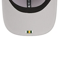 Men's New Era Gray Green Bay Packers 2025 Sideline 9SEVENTY Adjustable Trucker Hat