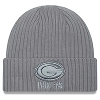 Bonnet à revers New Era Green Bay Packers gris pour homme