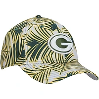 Casquette 39THIRTY Flex Palms pour homme de New Era, gris, Green Bay Packers