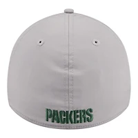 Casquette New Era Flex grise Green Bay Packers perforée 39THIRTY pour homme