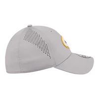 Casquette New Era Flex grise Green Bay Packers perforée 39THIRTY pour homme