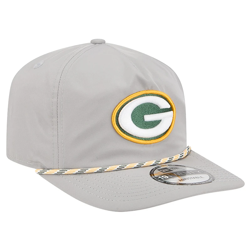 Casquette New Era grise Green Bay Packers Rope 19TWENTY pour homme
