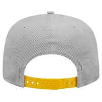 Casquette de golf snapback à cordon de serrage Green Bay Packers de New Era pour homme, grise