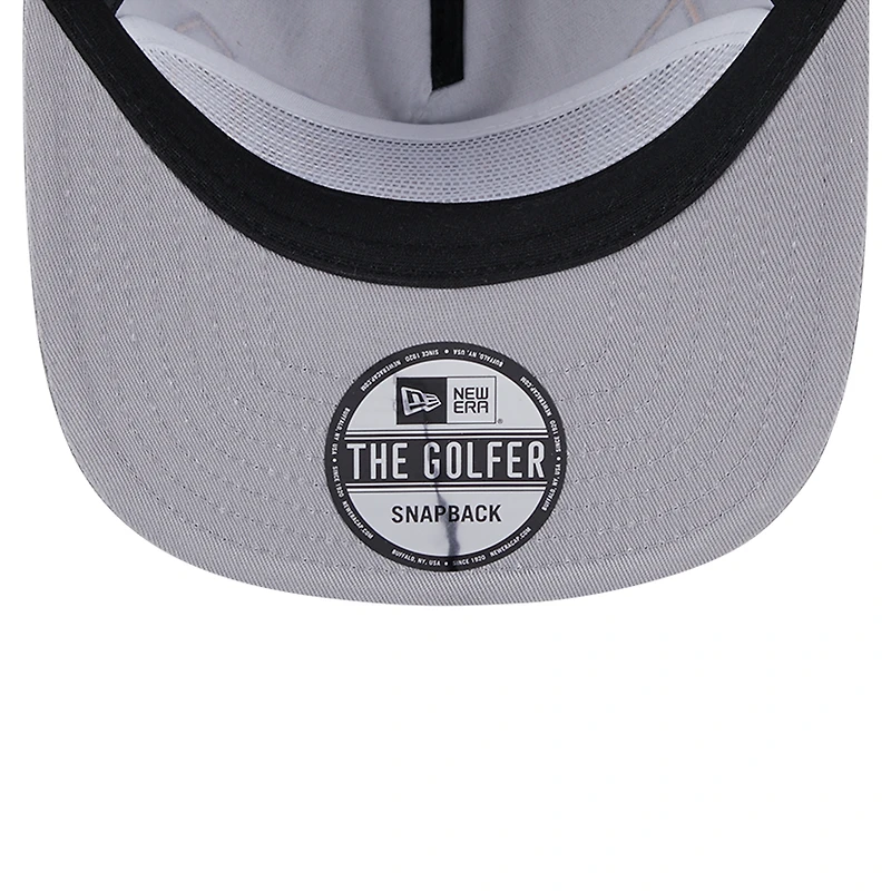 Casquette de golf snapback à cordon de serrage Green Bay Packers de New Era pour homme, grise