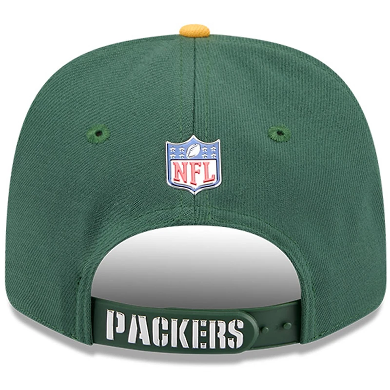 Men's New Era Green/Gold Green Bay Packers 2026 NFL Draft 9SEVENTY Adjustable Hat