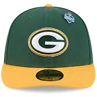 Men's New Era  Green/Gold Green Bay Packers 2026 NFL Draft Pre-Curved 59FIFTY Fitted Hat
