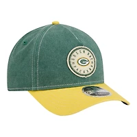 Men's New Era  Green/Gold Green Bay Packers 9FORTY Felt A-Frame Adjustable Hat