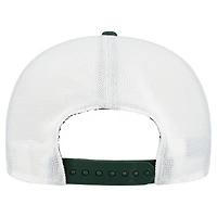 Men's New Era Green/White Green Bay Packers Patch 19TWENTY Adjustable Hat