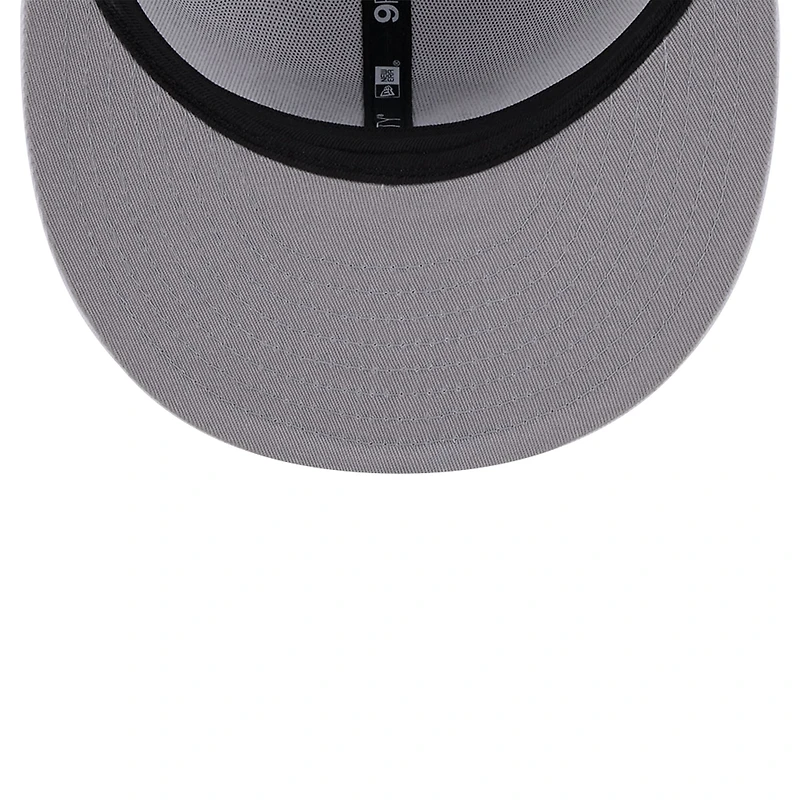 Men's New Era Green Bay Packers Main White on White 9FIFTY Snapback Hat