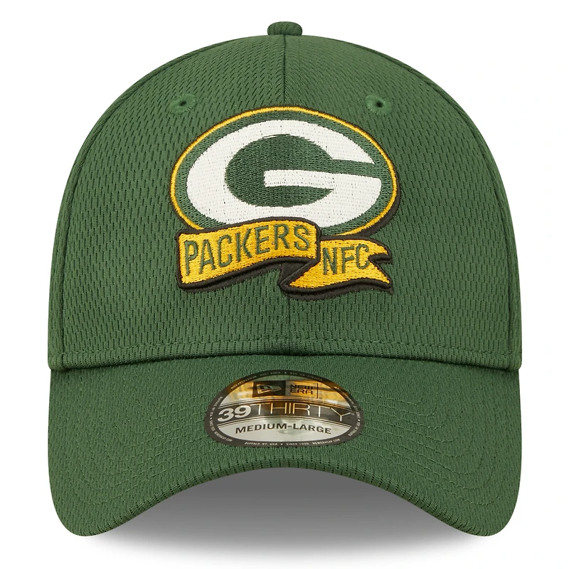 Men's New Era Green Bay Packers 2022 Sideline - 39THIRTY Coaches Flex Hat