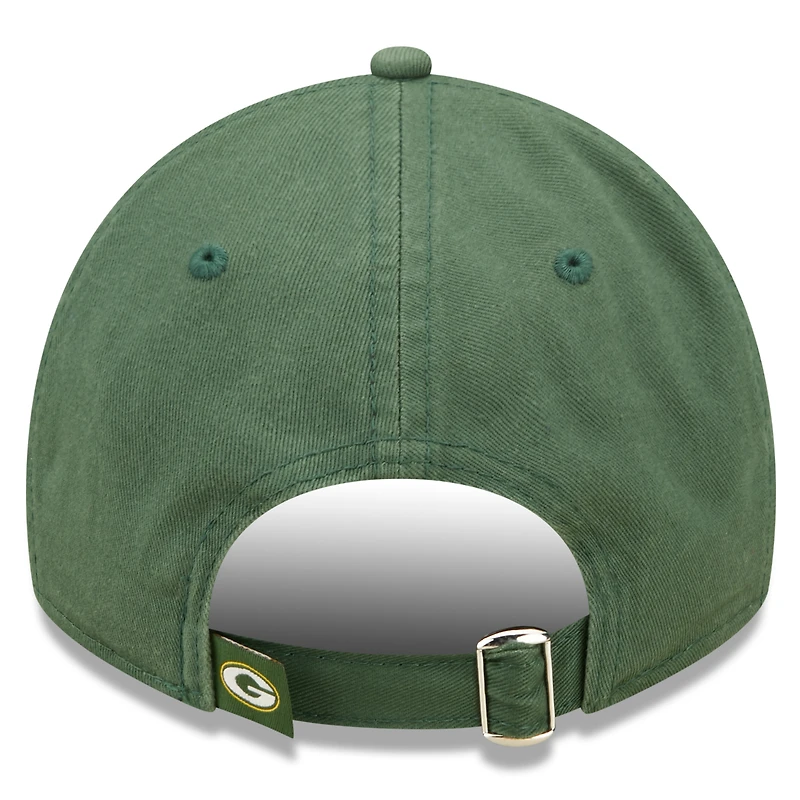 Men's New Era Green Green Bay Packers 2022 Sideline - 9TWENTY Team Color Adjustable Hat