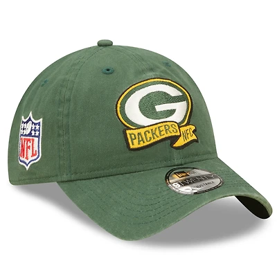 Men's New Era Green Green Bay Packers 2022 Sideline - 9TWENTY Team Color Adjustable Hat