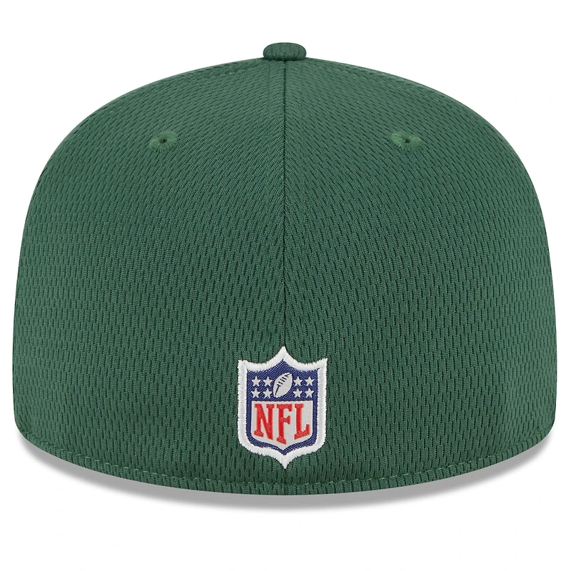 Casquette ajustée New Era Green Bay Packers 2023 NFL Training Camp 59FIFTY pour homme