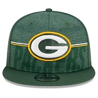 New Era Green Bay Packers 2023 NFL Training Camp 9FIFTY Snapback Casquette pour homme