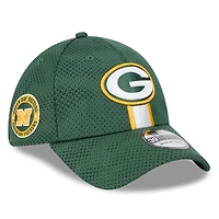 Men's New Era Green Bay Packers 2024 Sideline 39THIRTY Flex Hat
