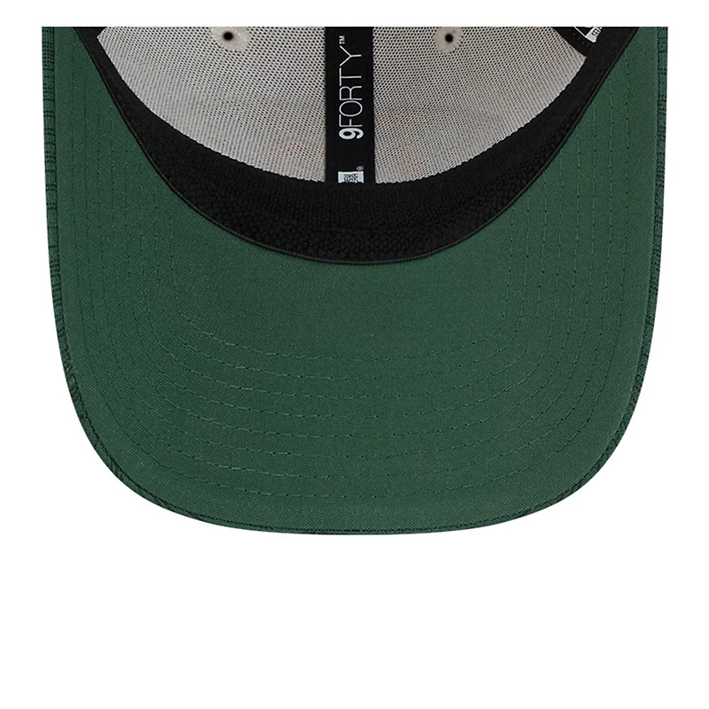 Casquette réglable Green Bay Packers 2024 Sideline 9FORTY New Era pour homme