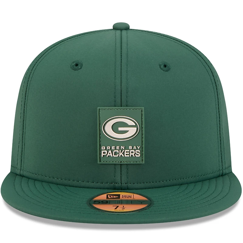Casquette ajustée 59FIFTY Sideline 2025 des Packers de Green Bay pour homme New Era