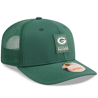Casquette camionneur ajustable 9SEVENTY Sideline 2025 des Packers de Green Bay pour homme de New Era