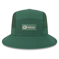 Bob New Era vert pour homme Green Bay Packers 2025 Sideline
