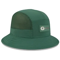 Bob New Era vert pour homme Green Bay Packers 2025 Sideline