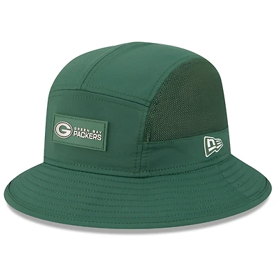 Bob New Era vert pour homme Green Bay Packers 2025 Sideline