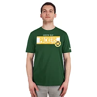 Men's New Era  Green Bay Packers 3rd Down High Density Print T-Shirt