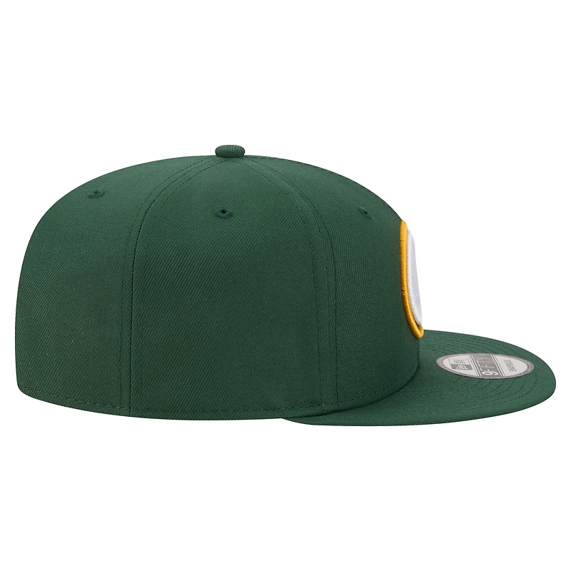Men's New Era  Green Green Bay Packers 9FIFTY Snapback Hat