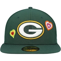 NWE PAC VERT NFL COEUR POINT DE CHAÎNE 59FIFTY HATMENHIC