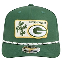 Casquette extensible à pression Chant 9SEVENTY des Packers de Green Bay de New Era pour homme