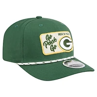 Casquette extensible à pression Chant 9SEVENTY des Packers de Green Bay de New Era pour homme