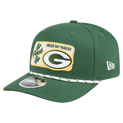 Casquette extensible à pression Chant 9SEVENTY des Packers de Green Bay de New Era pour homme