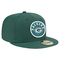 Casquette ajustée à carreaux 59FIFTY des Packers de Green Bay New Era pour homme