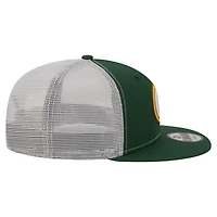 Casquette trucker snapback New Era verte Green Bay Packers Core Team 9FIFTY pour homme
