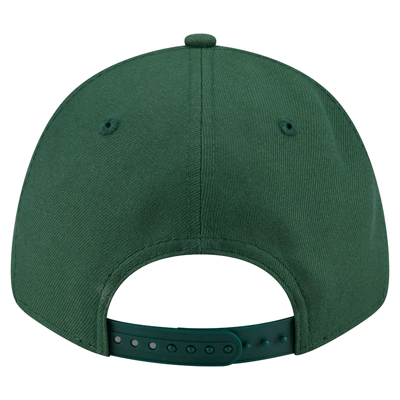 Men's New Era  Green Green Bay Packers Core Team 9FORTY Adjustable Hat