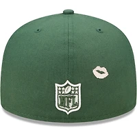Casquette ajustée 59FIFTY Green Bay Packers Lips New Era pour homme