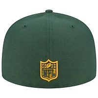 Casquette ajustée New Era Green Bay Packers Main 59FIFTY pour homme