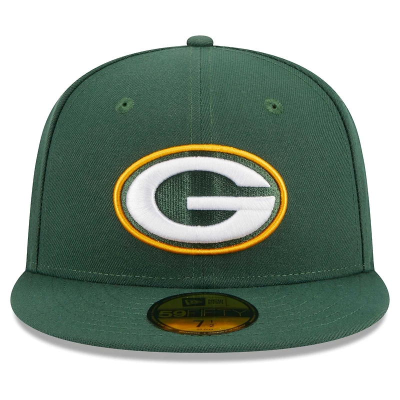 Casquette ajustée 59FIFTY Main Patch Green Bay Packers New Era pour homme